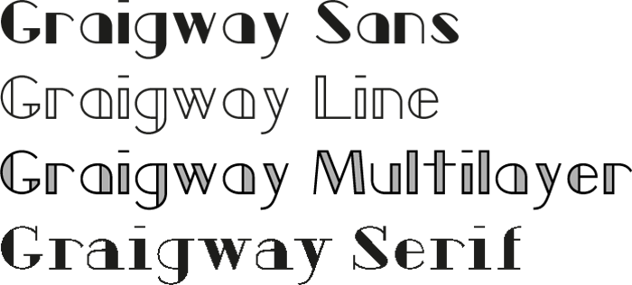 Graigway Fonts Overview